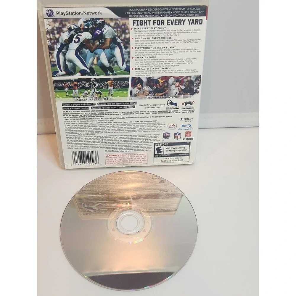Madden NFL 10  PlayStation 3 PS3 American Football